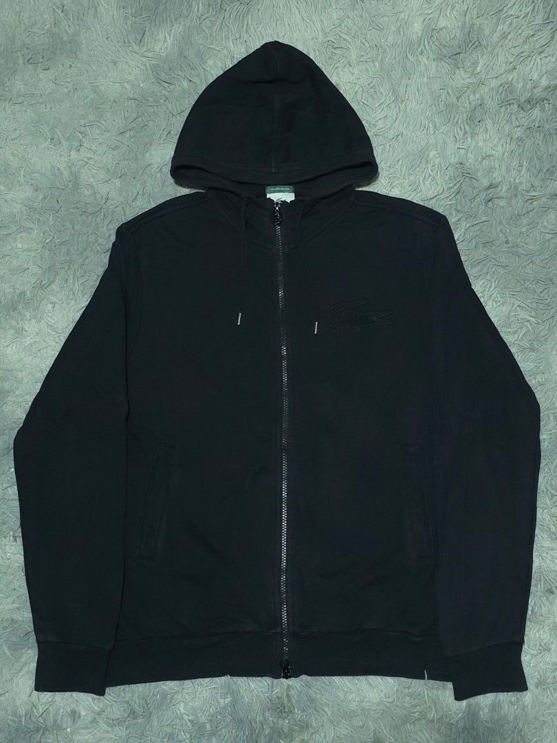Lacoste Monotone Big Logo (Category: Hoodies) located in Abulug. Submitted by humanwhosellthings (Listing ID 1470485306, Image 1). Description: LACOSTE MONOTONE BIG LOGO HOODIE ✅️Size: Medium - Large ✅️Dimes: 21W x 26L ✅Condition: Excellent ✅Issue: None ✅Color Rate: 9.8/10.