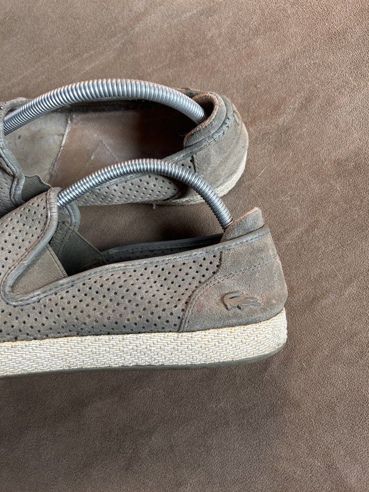 Lacoste Tombre Slip-On Espadrilles size 11 (Category: Casual Shoes) located in General Santos City (Dadiangas). Submitted by moana_thrifts (Listing ID 1470409492, Image 3). Description: .
