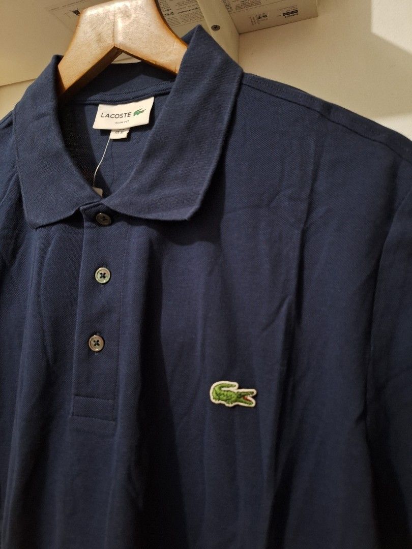 Lacoste slimfit poloshirt navyblue (Category: Tshirts & Polo Shirts ) located in Muntinlupa City. Submitted by kstefanomela14 (Listing ID 1470356829, Image 3). Description: Lacoste slimfit poloshirt navyblue Medium - 20x27 Large - 21x28 XL - 22x29 Cod cop lalamove Lbc j&t.