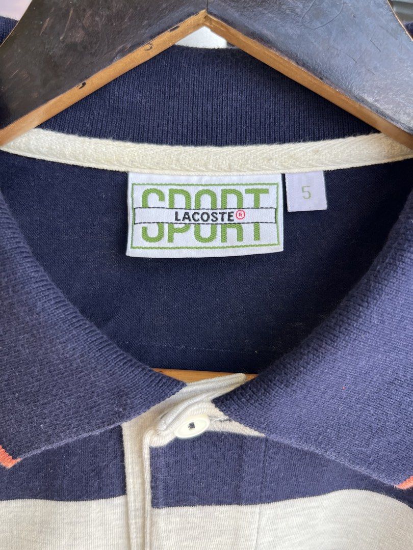 Lacoste Sport (Category: Tshirts & Polo Shirts ) located in Roxas City. Submitted by anamaria12997 (Listing ID 1470508489, Image 2). Description: Size on tag: 5 L 29 W 22 Need wash lang po anjan sa last picture yung stain .