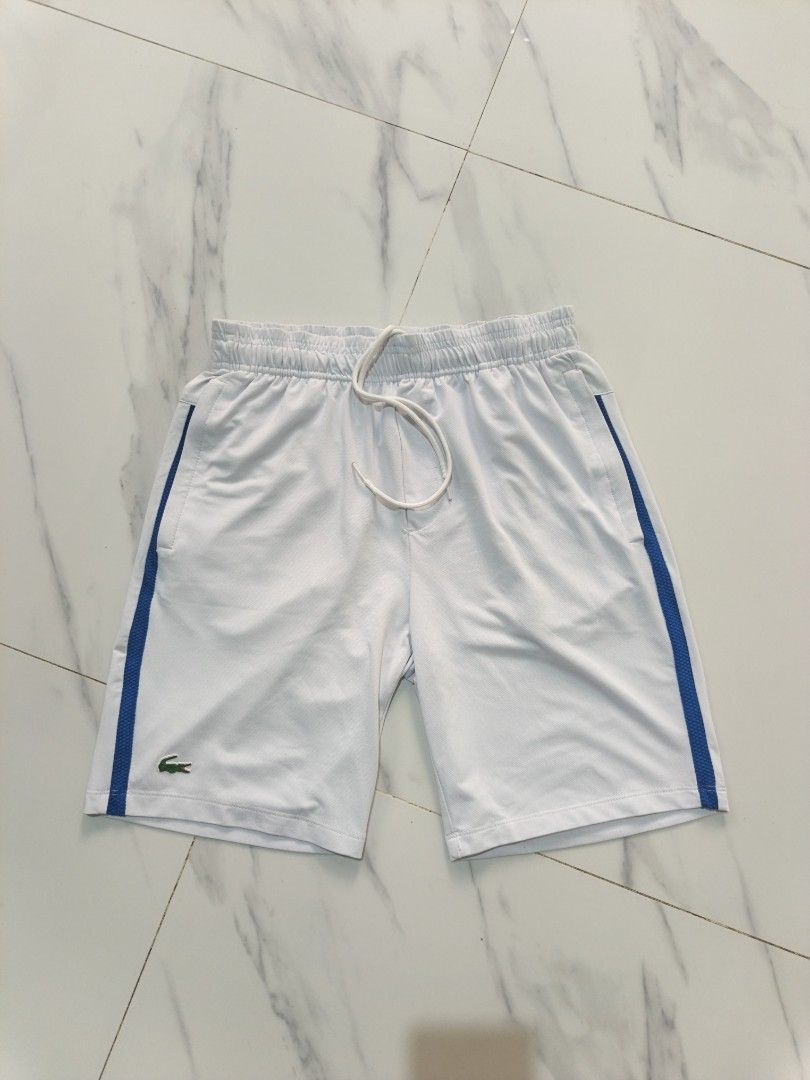 Lacoste Sport Rubber Logo (Category: Shorts) located in Nasipit. Submitted by zaynzdrip (Listing ID 1470511204, Image 1). Description: -Good as new -no issue -lightweight -Fr 3, Us S -28 relax up to 34 width by 18 length -📩.