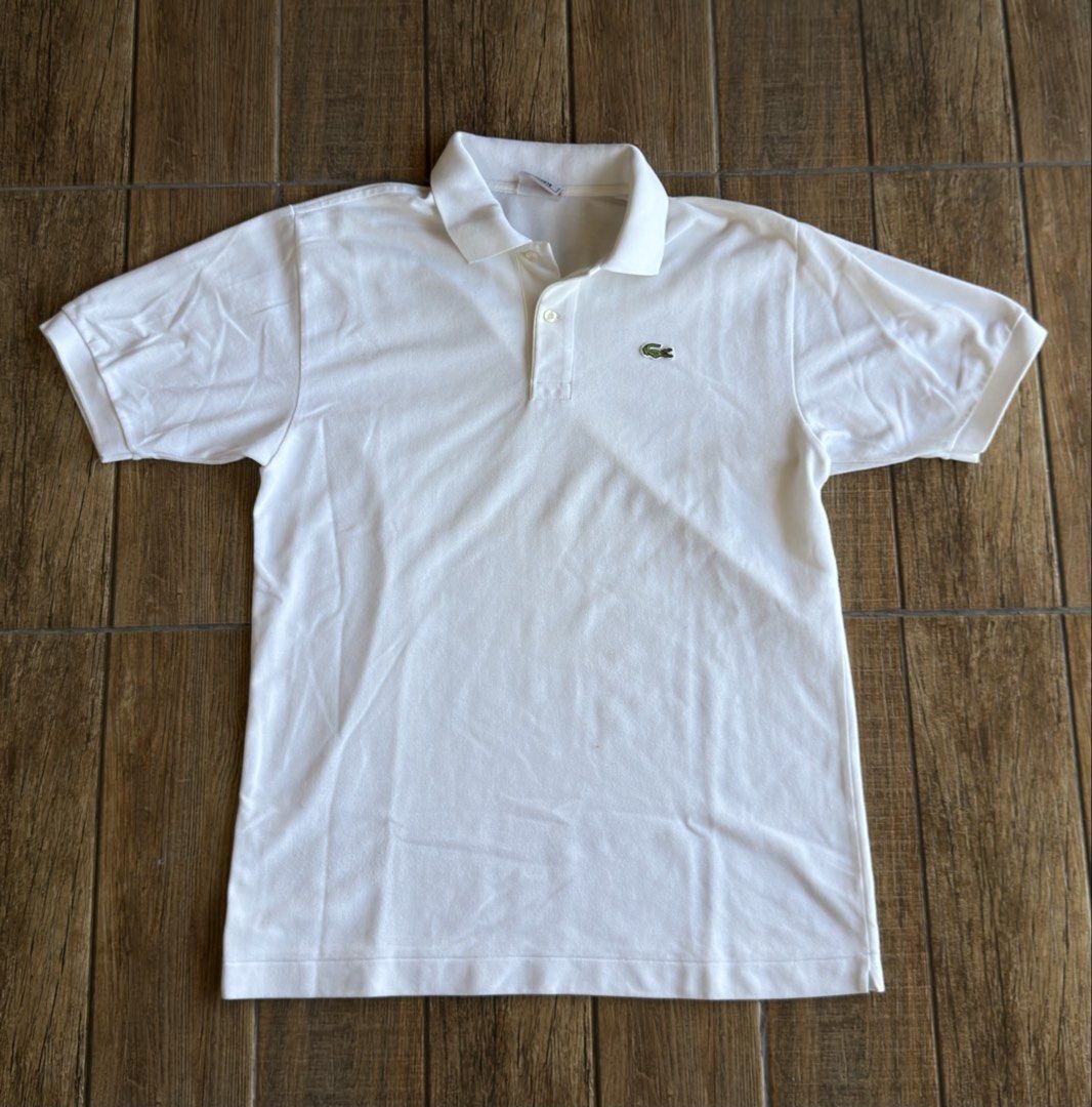 LACOSTE WHITE POLO (Category: Tshirts & Polo Shirts ) located in Manila. Submitted by urban-vintage_2 (Listing ID 1470392177, Image 1). Description: ISSUE: NONE (NEED WASH) MOP :GCASH (NO COD) SHIP VIA: LALAMOVE & J&T LOCATION: PASIG CITY LENGTH: 27 WIDTH : 21 .