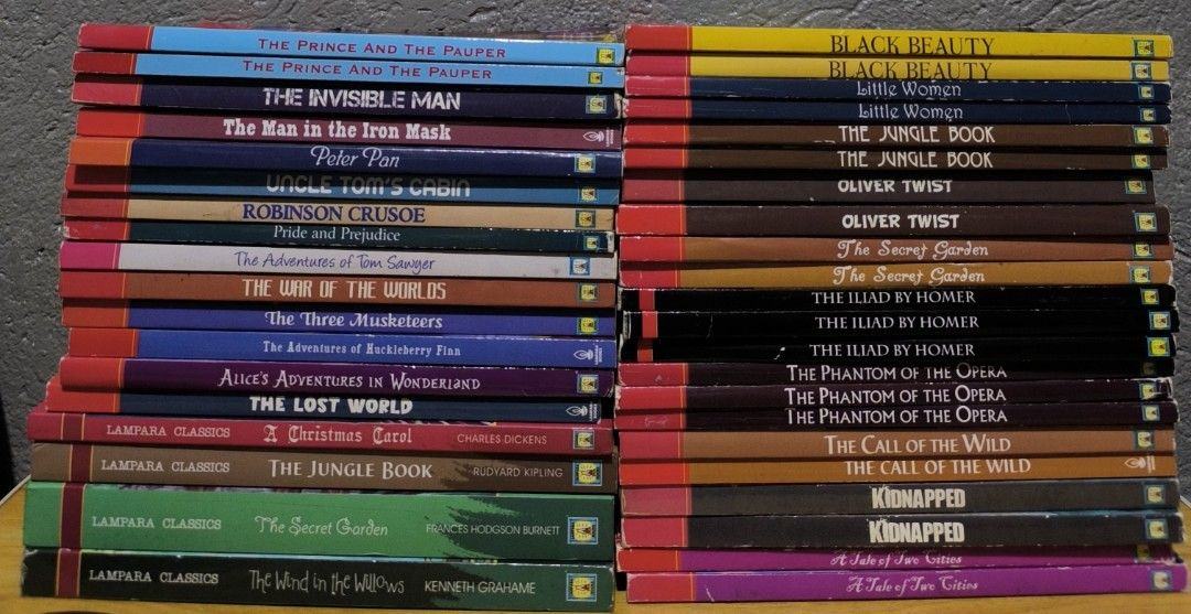 Lampara classic Books.. English (Category: Children's Books) located in Pateros City. Submitted by amethyst_10 (Listing ID 1470353565, Image 1). Description: lampara classic books MOP: Gcash, BPI, Gotyme, Maribank MOD: Lalamove, SPX Express, J&T Location: Pateros Metro Manila.