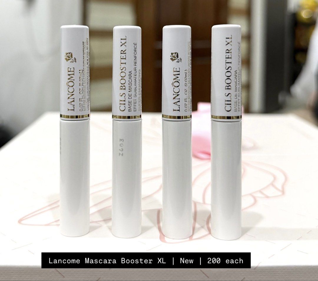 Lancome Mascara Booster XL (Category: Makeup) located in Las Pinas. Submitted by mitch_24 (Listing ID 1470461883, Image 1). Description: 200 each.