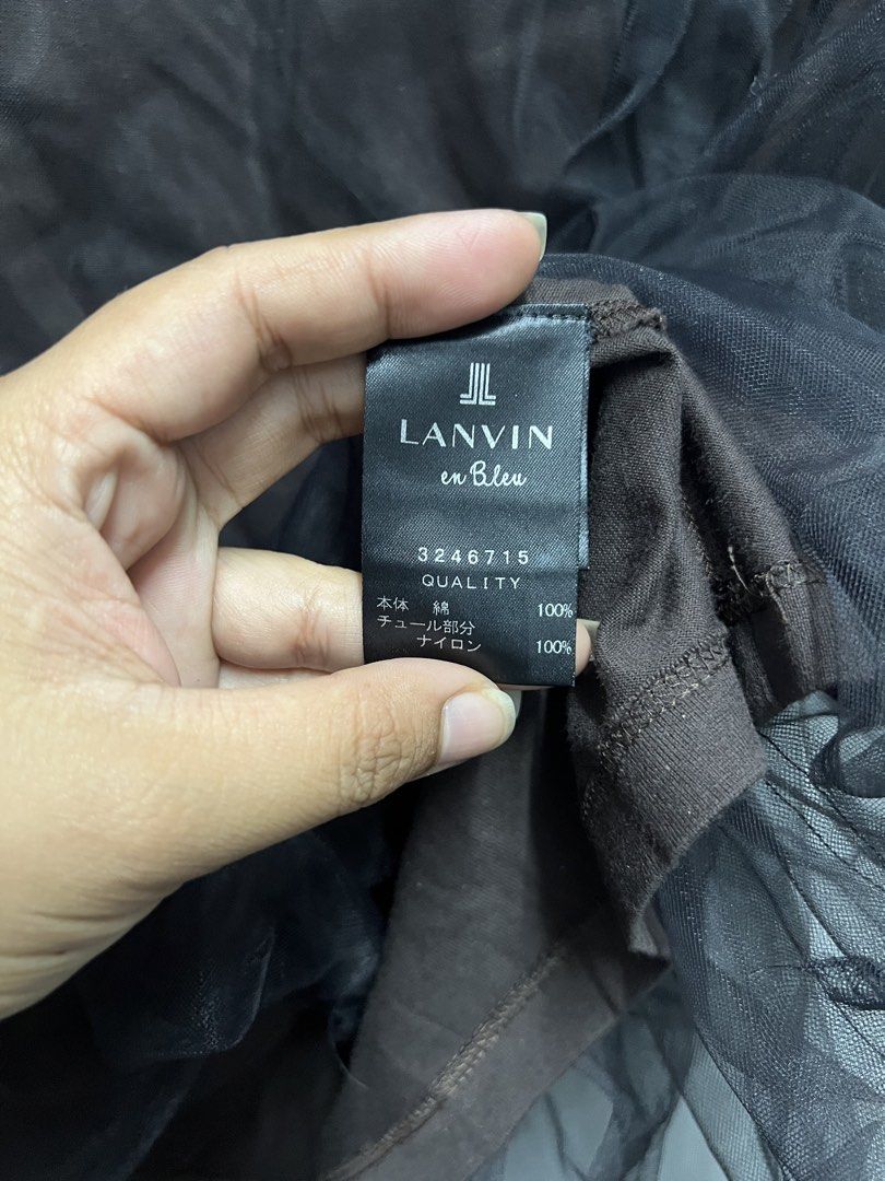 LANVIN (Category: Blouses) located in Dasmarinas. Submitted by jessputrages (Listing ID 1470535566, Image 3). Description: For sale Lanvin Excellent condition No issue 1000 plus shipping fee Pm for more details.
