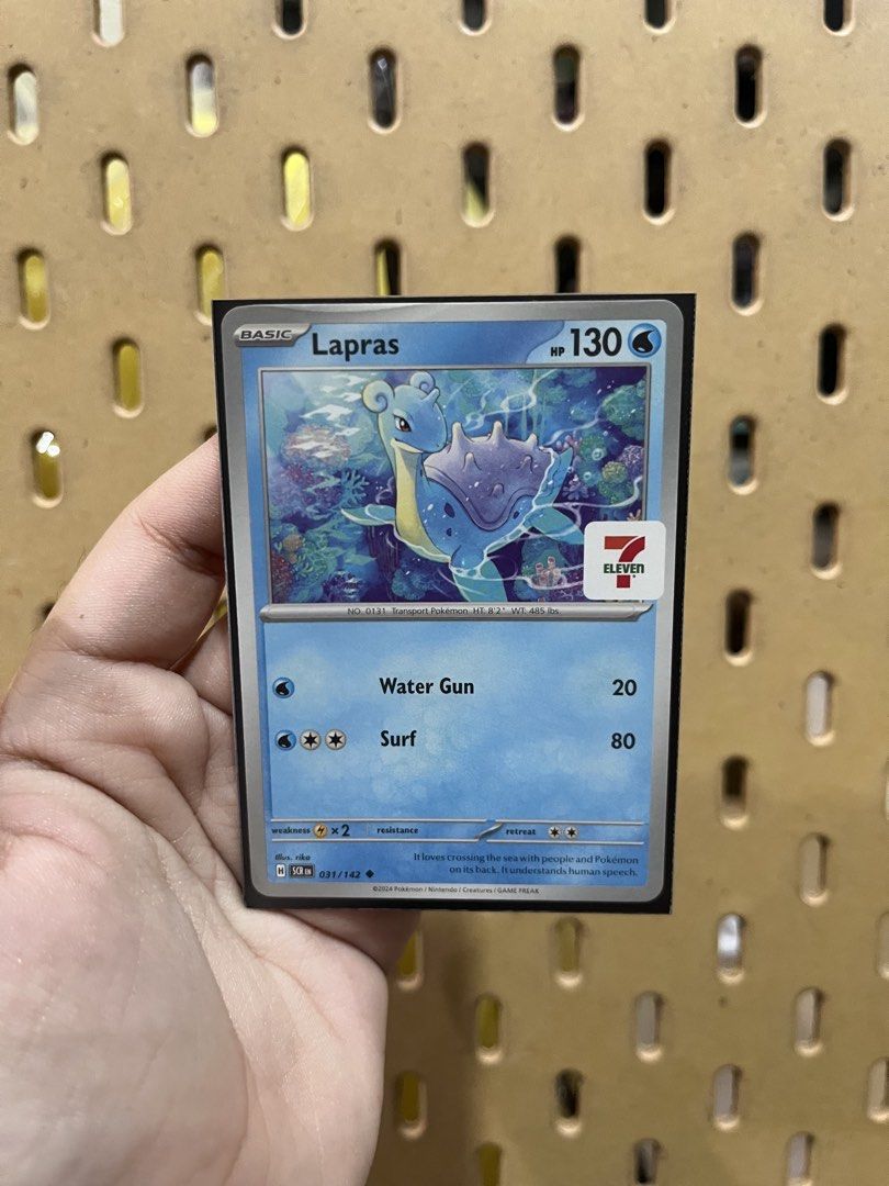 Lapras 031/142 Uncommon (Category: Raw Singles) located in Paranaque City. Submitted by ayiisabellev (Listing ID 1470513346, Image 1). Description: RFS: Decluttering MOP: Bank Transfer MOS: Gogo Express Only!.