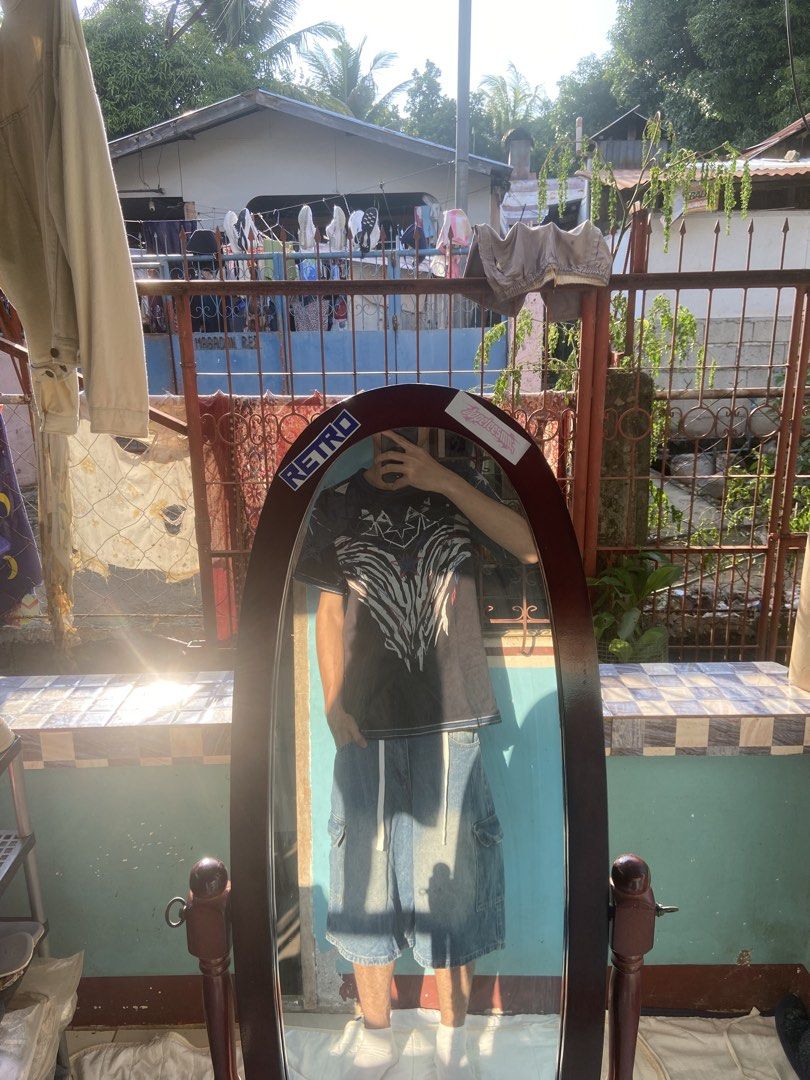 (large) blue washed cargo jorts (Category: Shorts) located in Cagayan de Oro. Submitted by michaelpecenio (Listing ID 1470350475, Image 2). Description: waist 30 length 23 thigh 15.8 hem 14 hard denim heavyweight excellent condi no issue cr 10/10.