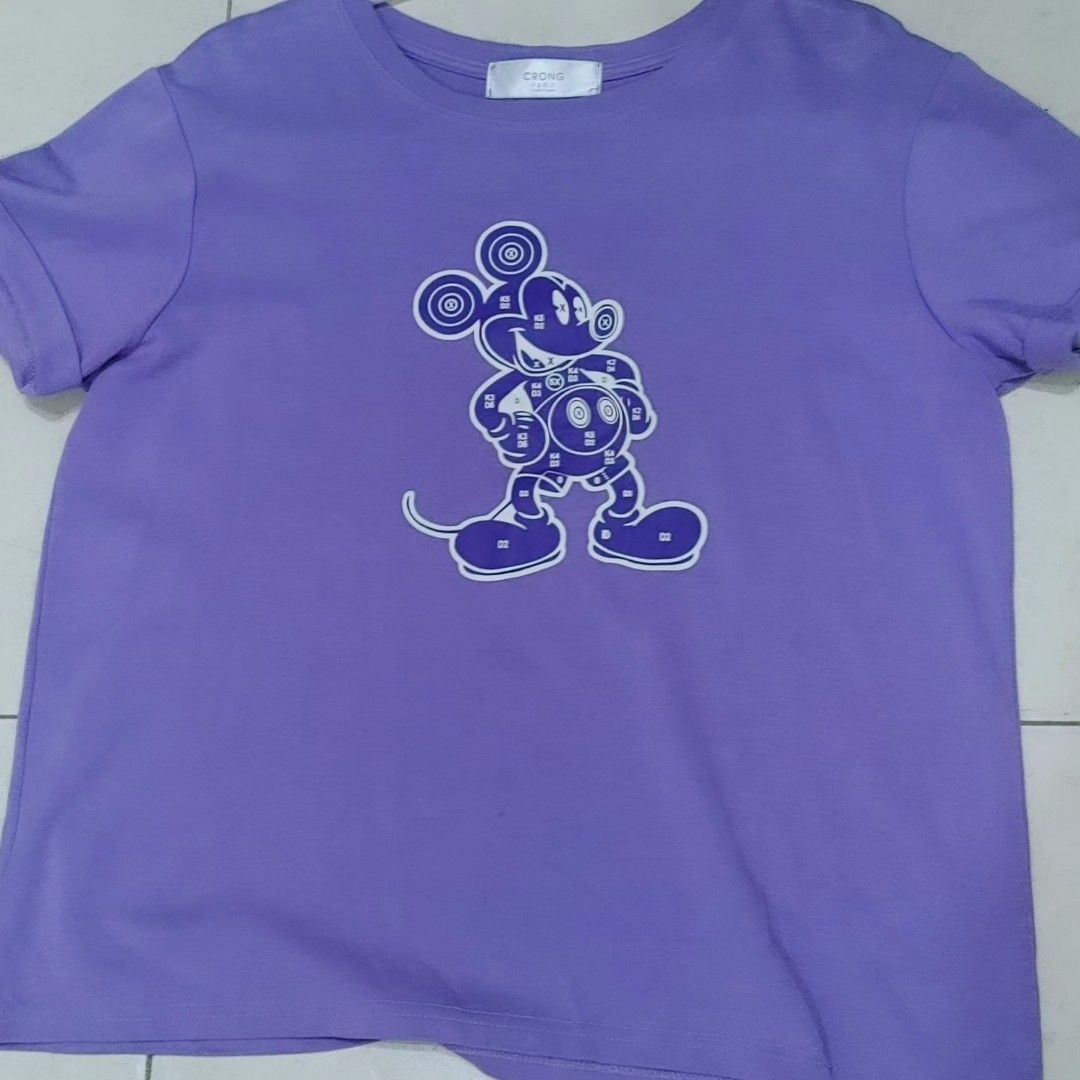 Lavender Mickey Graphic Shirt (Category: Shirts) located in Quezon City. Submitted by chph1st (Listing ID 1470455959, Image 2). Description: .