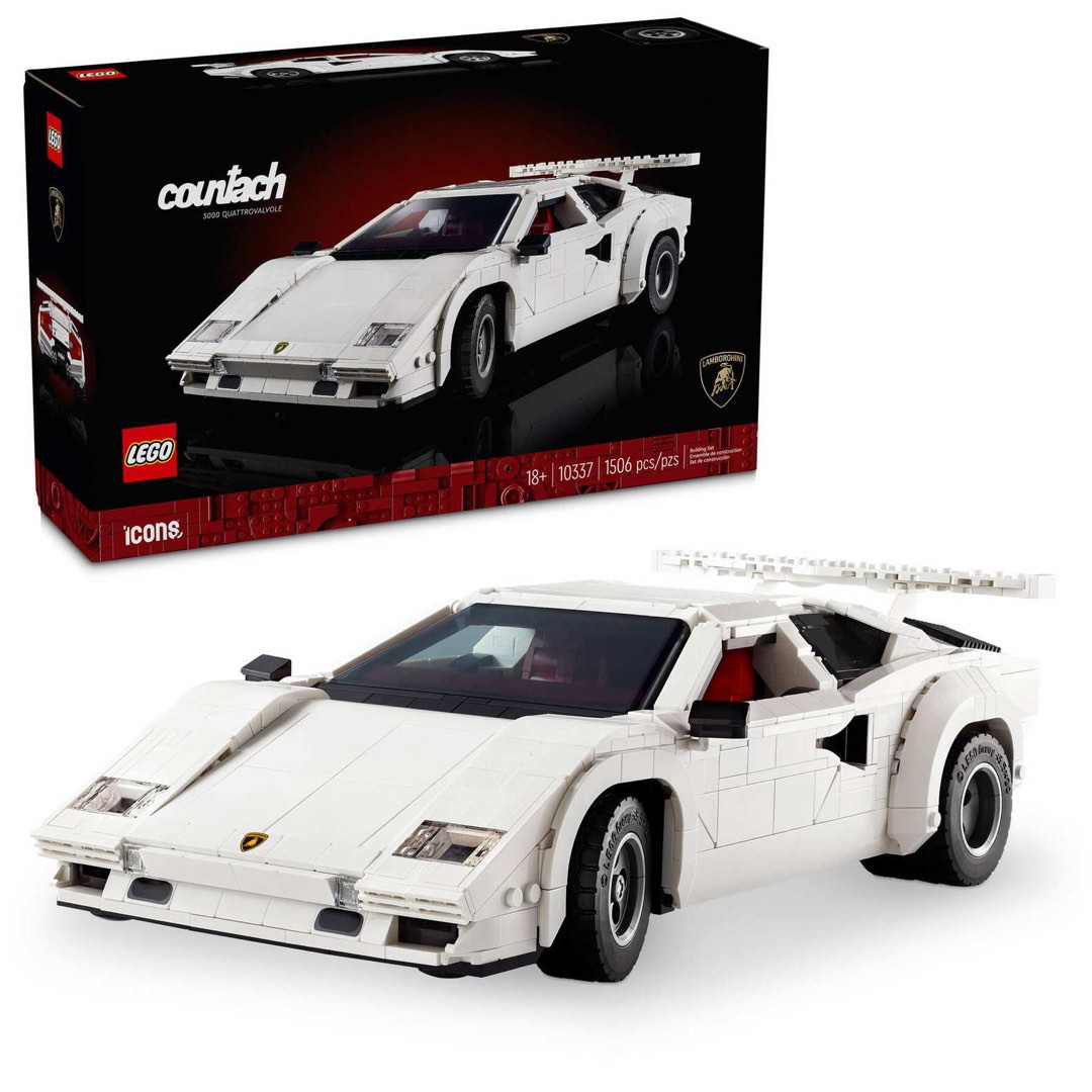 LEGO Icons 10337 - Lamborghini Countach 5000 Quattrovalvole, Toys ...