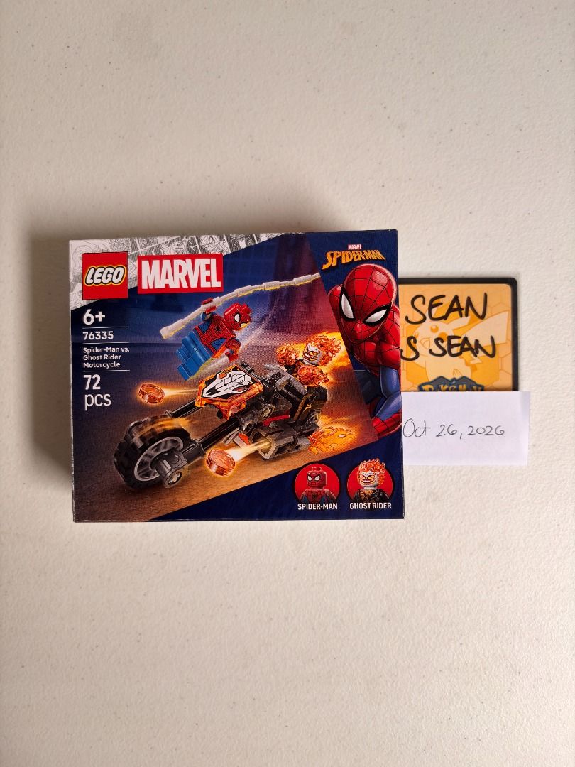 LEGO Super Heroes 76335 Spider-Man vs. Ghost Rider Motorcycle, Toys ...