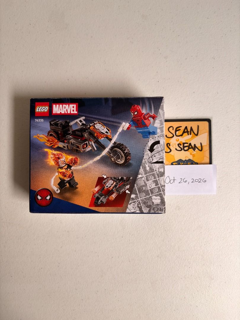 LEGO Super Heroes 76335 Spider-Man vs. Ghost Rider Motorcycle, Toys ...
