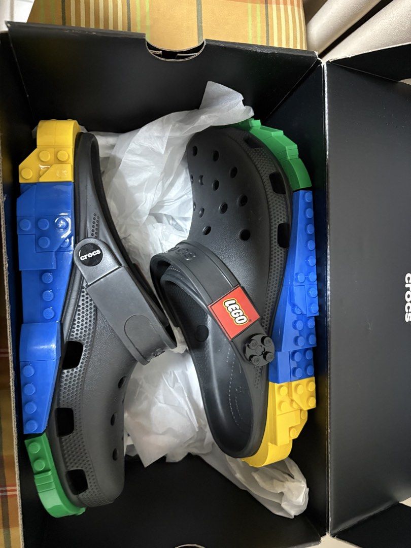 LEGO x Crocs Classic Clog Black, Men's Fashion, Footwear, Flipflops and ...