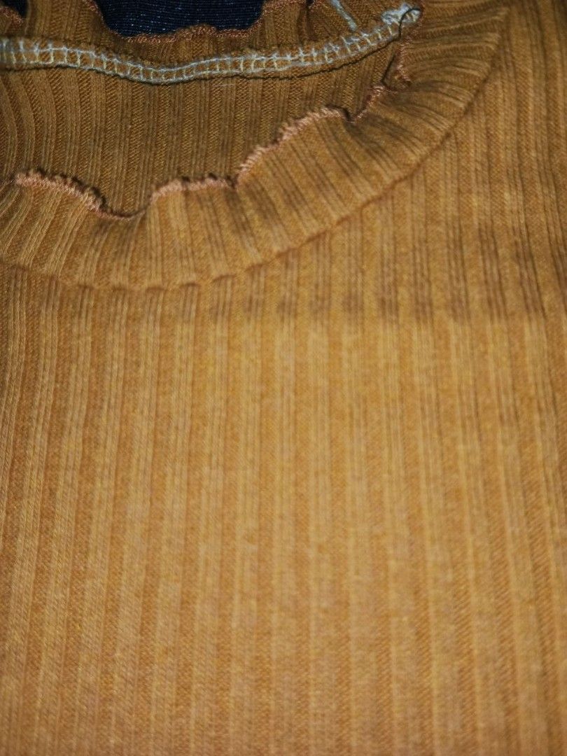 Lettuce trim ribbed knit dress (Category: Dresses) located in Manila. Submitted by superdex29 (Listing ID 1470445041, Image 3). Description: 12×26 dimes.