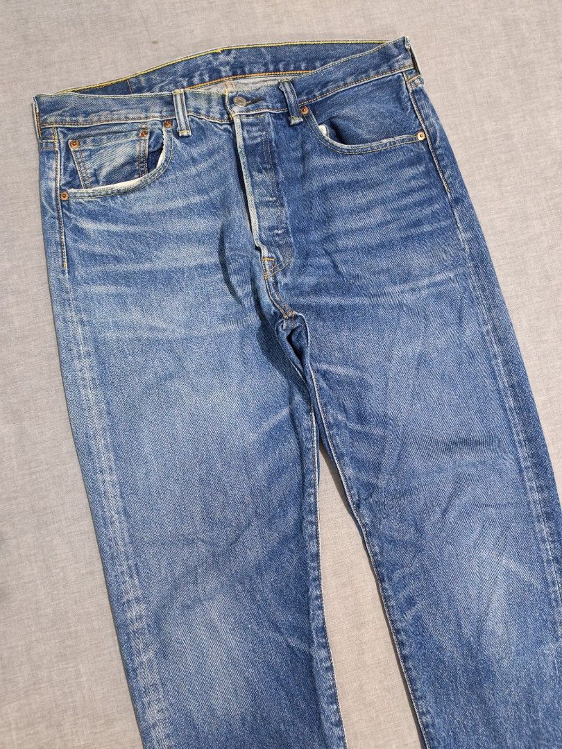 Levis 501ct denim jeans (Category: Jeans) located in Baguio. Submitted by used_clothing2600 (Listing ID 1470358671, Image 3). Description: Levis 501ct denim jeans size 34 verygood condition measurements waist 18 inches front rise 12.5 thigh 12.5 knee 10 length 43 leg opening 7 P 2,300.