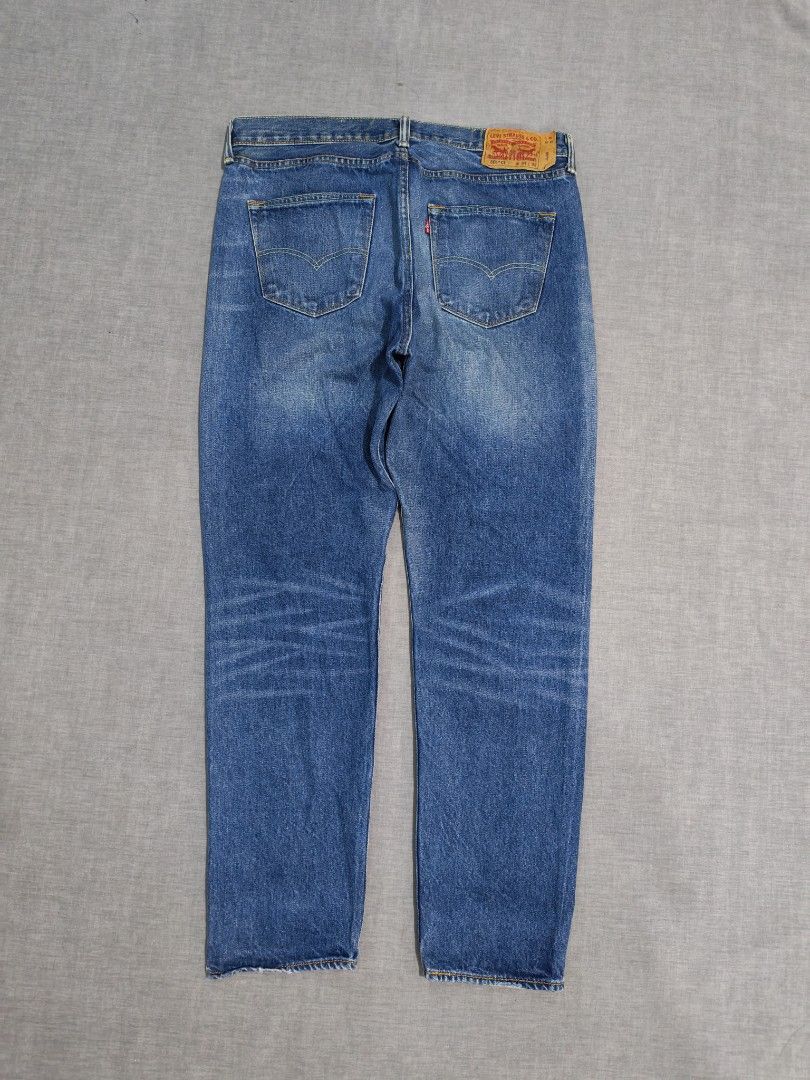 Levis 501ct denim jeans (Category: Jeans) located in Baguio. Submitted by used_clothing2600 (Listing ID 1470358671, Image 2). Description: Levis 501ct denim jeans size 34 verygood condition measurements waist 18 inches front rise 12.5 thigh 12.5 knee 10 length 43 leg opening 7 P 2,300.
