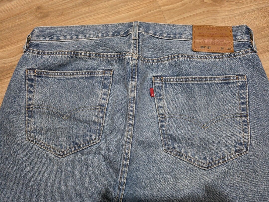 Levis 501ST Premium Leather patch Slim taper SELVEDGE (Category: Jeans) located in Manila. Submitted by vtgmdn (Listing ID 1470447412, Image 2). Description: Levis 501ST Premium Leather patch Slim taper SELVEDGE 3450 PHP + SF ACTUAL Dimension ➡️ 36 inches OUTSEAM ➡️ 39.8 inches HEM. ➡️ 7.9 inches ‼️ No COP ‼️ No COD ‼️ No Bugos Buyer Mode of payment ☑️ Payment first ✅ Gcash ✅ Landbank ✅ Unionbank ✅ Palawan.