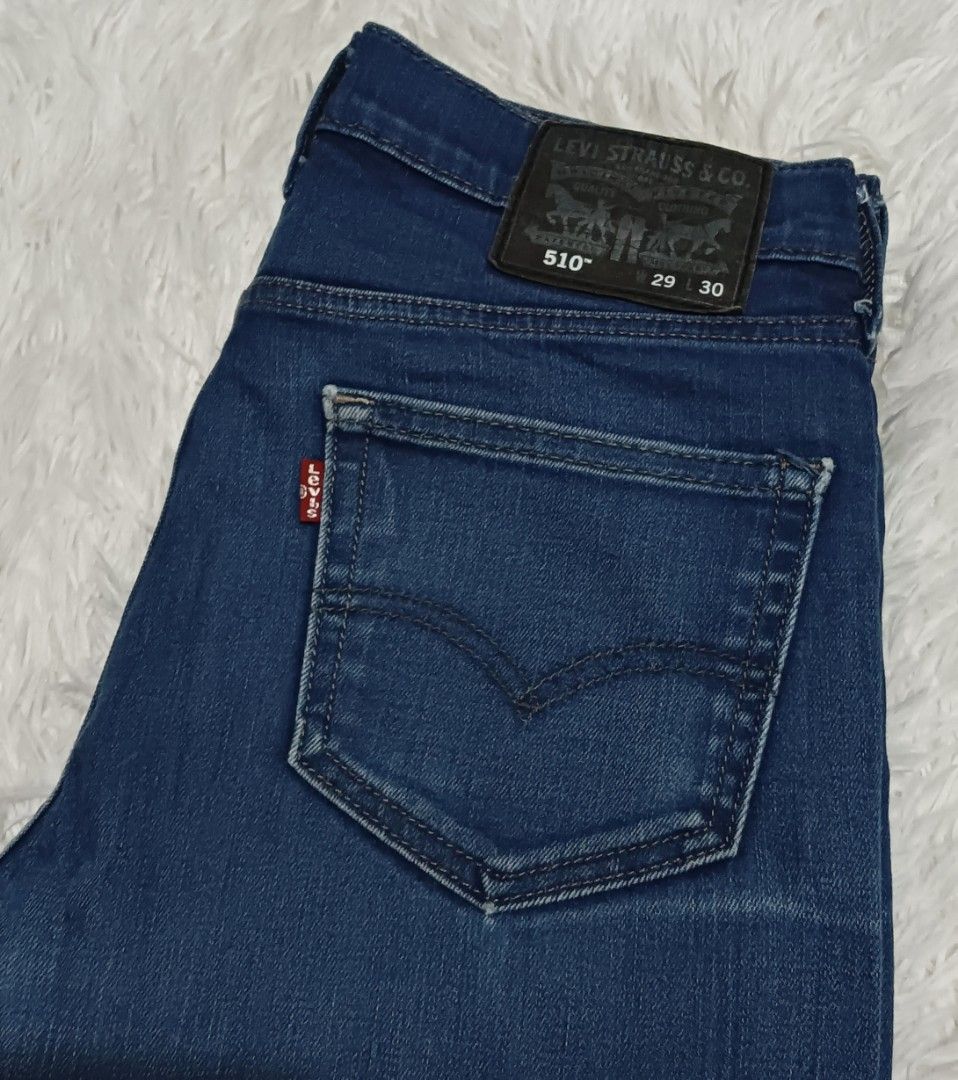Levi's 510 Jeans (Category: Jeans) located in Ozamiz City. Submitted by meshthrift11 (Listing ID 1470421263, Image 3). Description: W : 29 L : 30 on tag but fit 30-31 actual stretchable actual length 39.5.