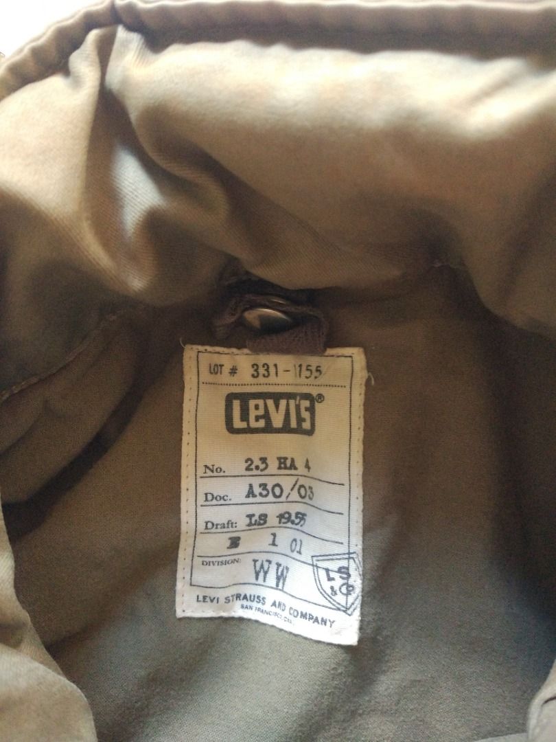 Levis OD M65 Military Jacket XL (Category: Coats, Jackets and Outerwear) located in Pasay City. Submitted by denimdude.ph (Listing ID 1470411135, Image 3). Description: fading at arm opening. last pic.