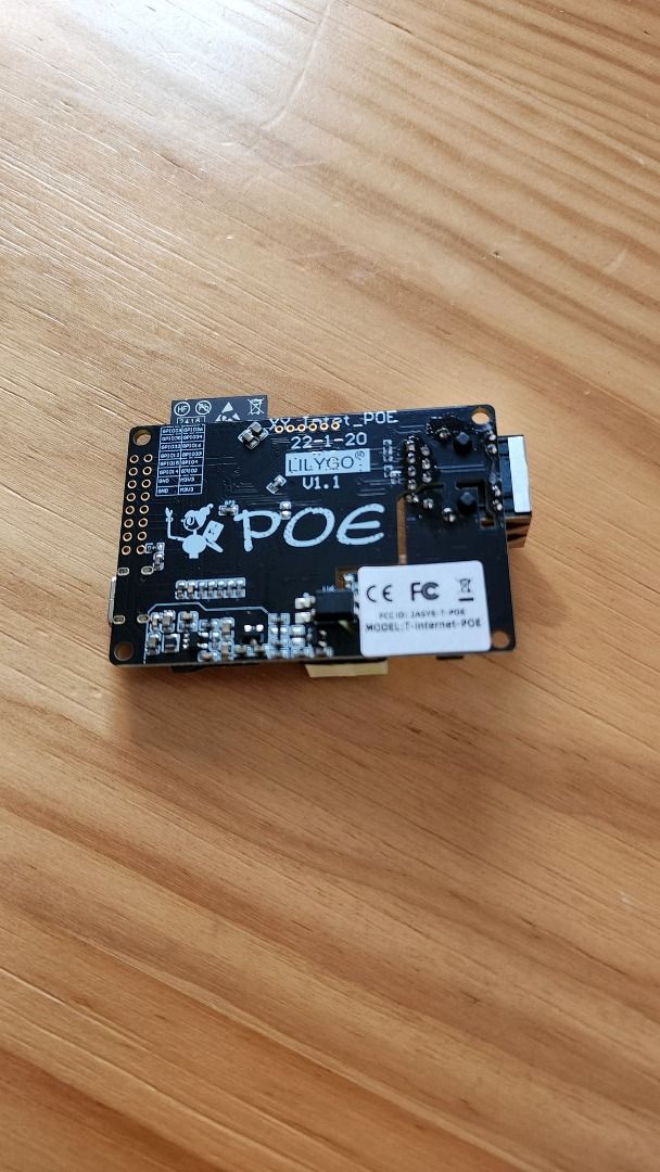 LILYGO T-Internet-POE ESP32 Ethernet PoE Board + Programmer 開發板, 電腦＆科技 ...