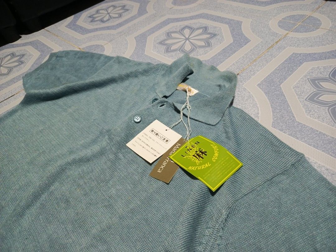 LINEN POLO SHIRT (Category: Announcements) located in San Jose del Monte. Submitted by thriftandzell (Listing ID 1470363991, Image 2). Description: -BRAND NEW (WITH ISSUES) -ISSUES IS ON THE PIC PM FOR MORE DETAILS.