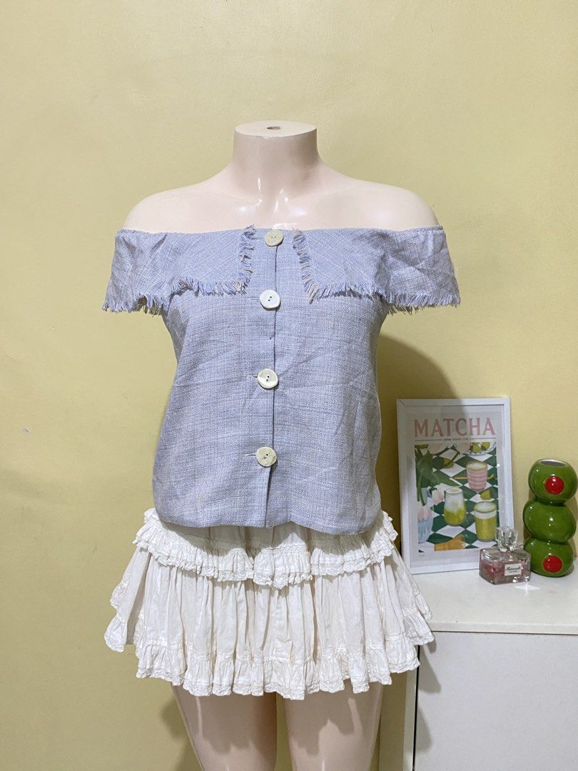 LINEN TWO WAY TOP (Category: Others Tops) located in Dasmarinas. Submitted by hannah.oakph (Listing ID 1470368698, Image 3). Description: .