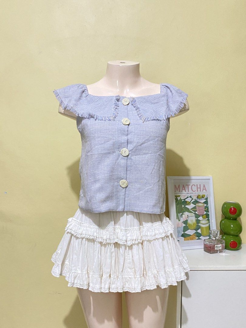 LINEN TWO WAY TOP (Category: Others Tops) located in Dasmarinas. Submitted by hannah.oakph (Listing ID 1470368698, Image 2). Description: .