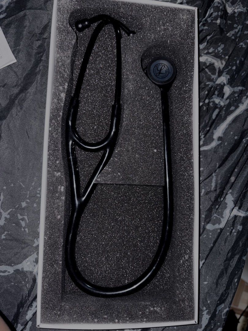 Littmann Stethoscope Cardio IV (Category: Medical Supplies & Tools) located in Concepcion. Submitted by sapen (Listing ID 1470544297, Image 1). Description: - Authentic Littmann stethoscope in sleek all-black (tubing and chestpiece) - Comes with original foam-fitted box for secure storage - Standard binaurals with comfortable ear tips attached - Ideal for nursing, med students, clinical rotations, and daily practice - 100% working condition and w