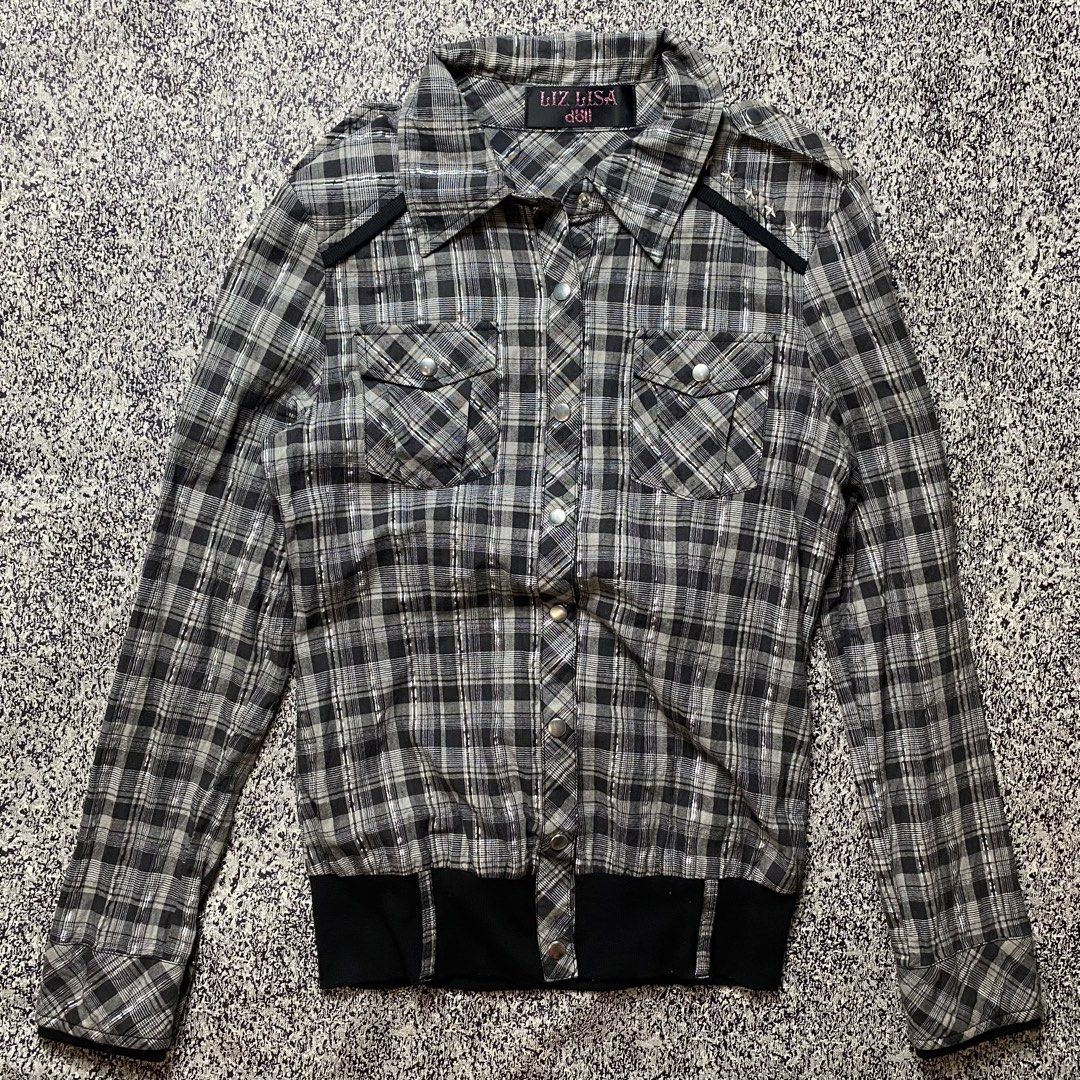 Liz lisa doll polo flanel (Category: Tshirts & Polo Shirts ) located in Quezon City. Submitted by semantaryrave (Listing ID 1470450758, Image 1). Description: Liz lisa doll japanese polo flanel Size medium Good condition Width- 17 Length-25 Dm purchase .
