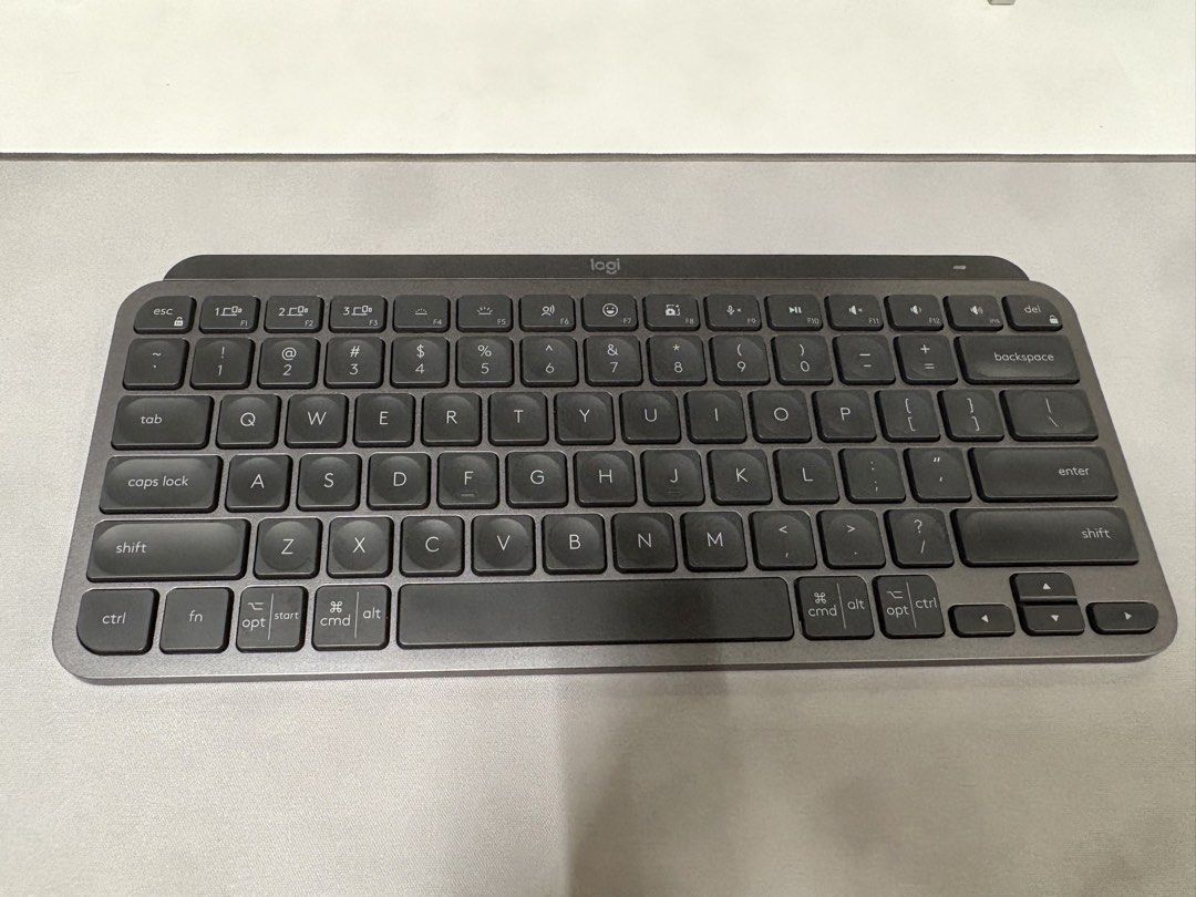 Computer Keyboard Drawing White Logitech MX Keys Mini Wireless Keyboard, Computers & Tech, Parts ...