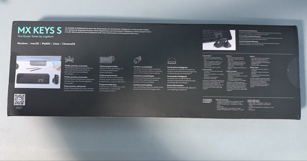 Maxx Tech Keyboard Logitech MX Keys S Advanced Wireless Keyboard, Computers & Tech, Parts ...