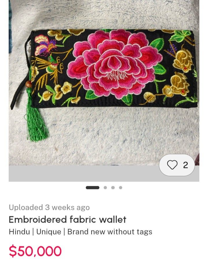 Long wallet floral (Category: Shoulder Bags) located in Manila. Submitted by twinklelyn03 (Listing ID 1470407699, Image 1). Description: see photos for details pm sa sure buyer only maraming salamat po!.