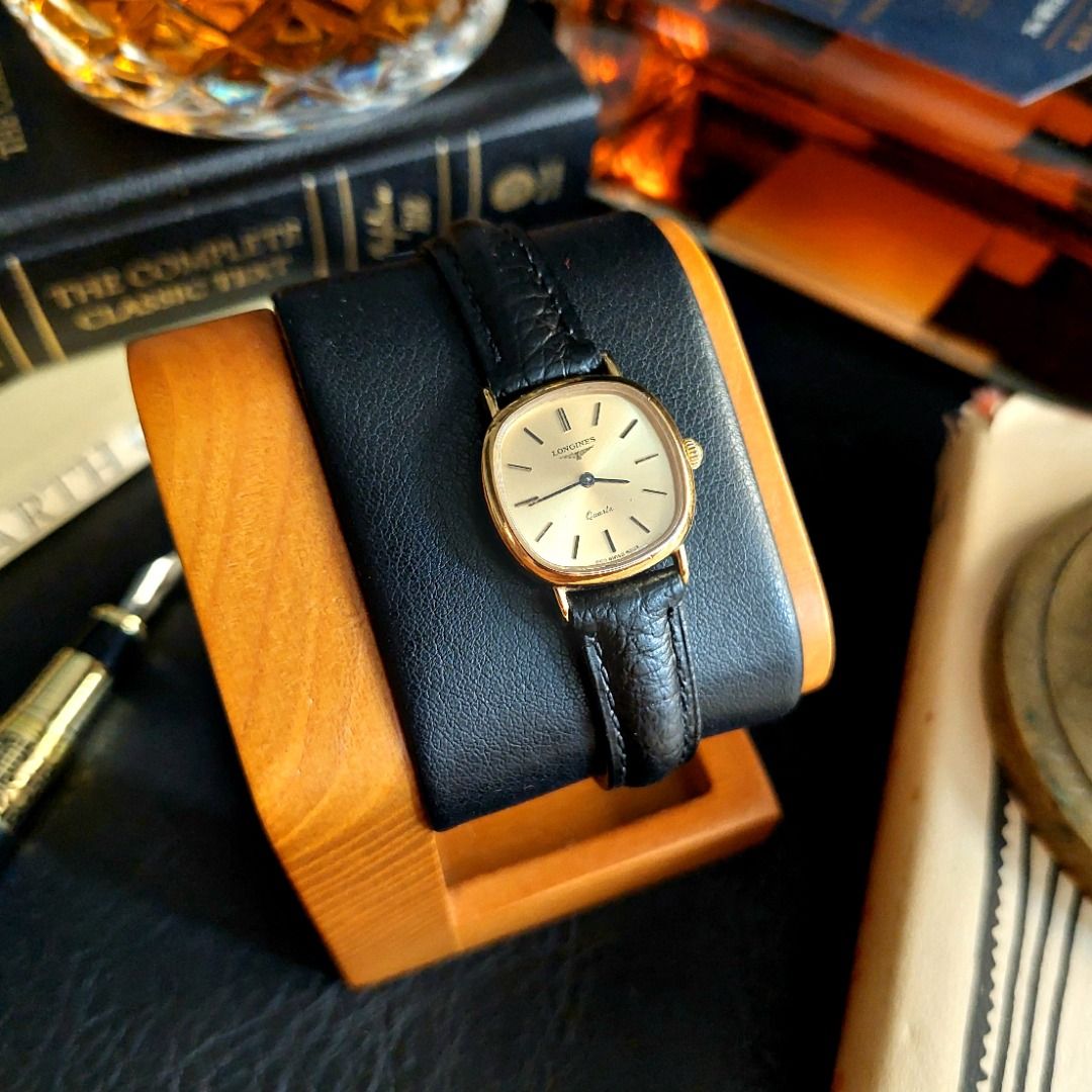 Longines Vintage Watch Ref. 6203 (Category: Luxury Watches) located in Balanga. Submitted by crepuscularnoctis (Listing ID 1470368516, Image 1). Description: -Maker: LONGINES -Era: 1980s -Case Size: Approx. 22mm -Lug Size: 12mm -Model: 960 6203 -Movement: Quartz -Case Material: Gold Plated -Bracelet: Genuine Leather Aftermarket Strap -Condition: 9/10 Newly Serviced -Overall excellent condition F.B Page: Crepuscular Noctis Reminder: Please note th