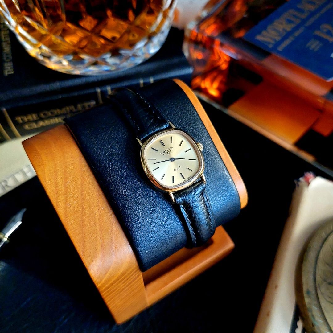 Longines Vintage Watch Ref. 6203 (Category: Luxury Watches) located in Balanga. Submitted by crepuscularnoctis (Listing ID 1470368516, Image 2). Description: -Maker: LONGINES -Era: 1980s -Case Size: Approx. 22mm -Lug Size: 12mm -Model: 960 6203 -Movement: Quartz -Case Material: Gold Plated -Bracelet: Genuine Leather Aftermarket Strap -Condition: 9/10 Newly Serviced -Overall excellent condition F.B Page: Crepuscular Noctis Reminder: Please note th