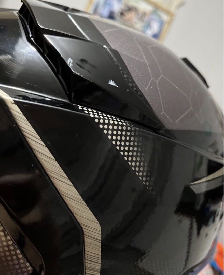 LS2 Storm Classy (Category: Helmets and other Riding Gears) located in Pasay City. Submitted by thelittlebelleshop (Listing ID 1470461205, Image 2). Description: Medium In very good condition Benta na lang kasi hindi na nagagamit Intercom not included.