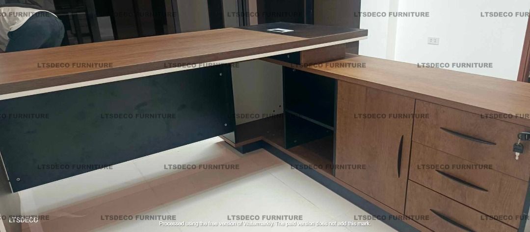 L-TYPE TABLE OFFICE FURNITURE (Category: Everything Else Others) located in Quezon City. Submitted by meril.ltsdeco09 (Listing ID 1470398540, Image 3). Description: OUR PRODUCTS LINE & SERVICES Office Partitions & Workstations ☑Modular partitions ☑ BPO workstations ☑ cubicles ☑ floor-to-ceiling dividers ☑ toilet partitions ☑ operable walls & accordion doors Office Furniture ☑ Executive chair ☑ clerical chair ☑ mesh chair ☑ visitor chair ☑ gang & 