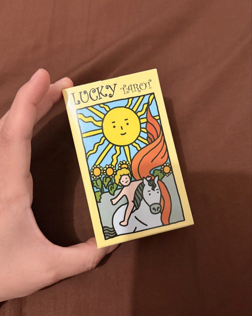 LUCKY STAR TAROT CARDS (Category: Trading Cards Accessories) located in Taguig. Submitted by finds.market88 (Listing ID 1470362624, Image 1). Description: LUCKY CARDS TAROT CARDS BNEW COMPLETE CARDS ON HAND 📸 Actual item posted .