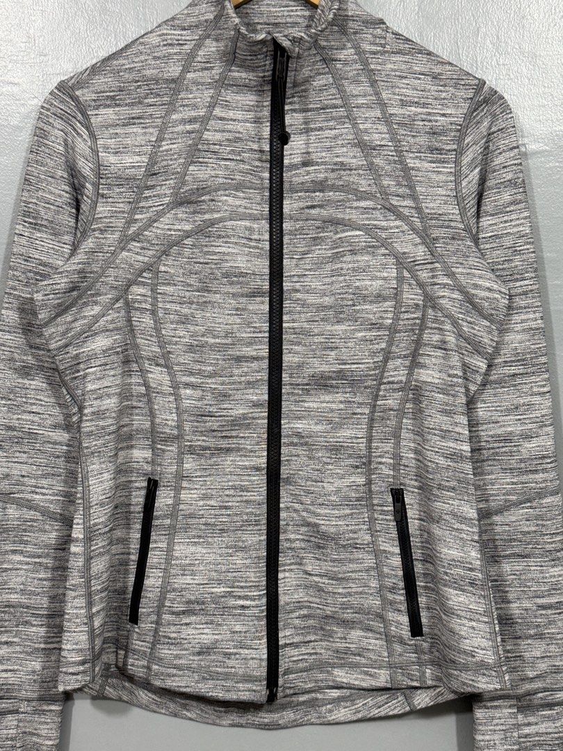 Lululemon - Define Jacket - Dot 10 (Category: Coats, Jackets and Outerwear) located in Manila. Submitted by sophisticatedgoons (Listing ID 1470471024, Image 3). Description: Lululemon Bedazzled Define Jacket Dot 10 Dimes: 19" x 25-27" (front&back) 9/10 condition No issue Need little wash to remove tailors chalk Authentic and Presentable.