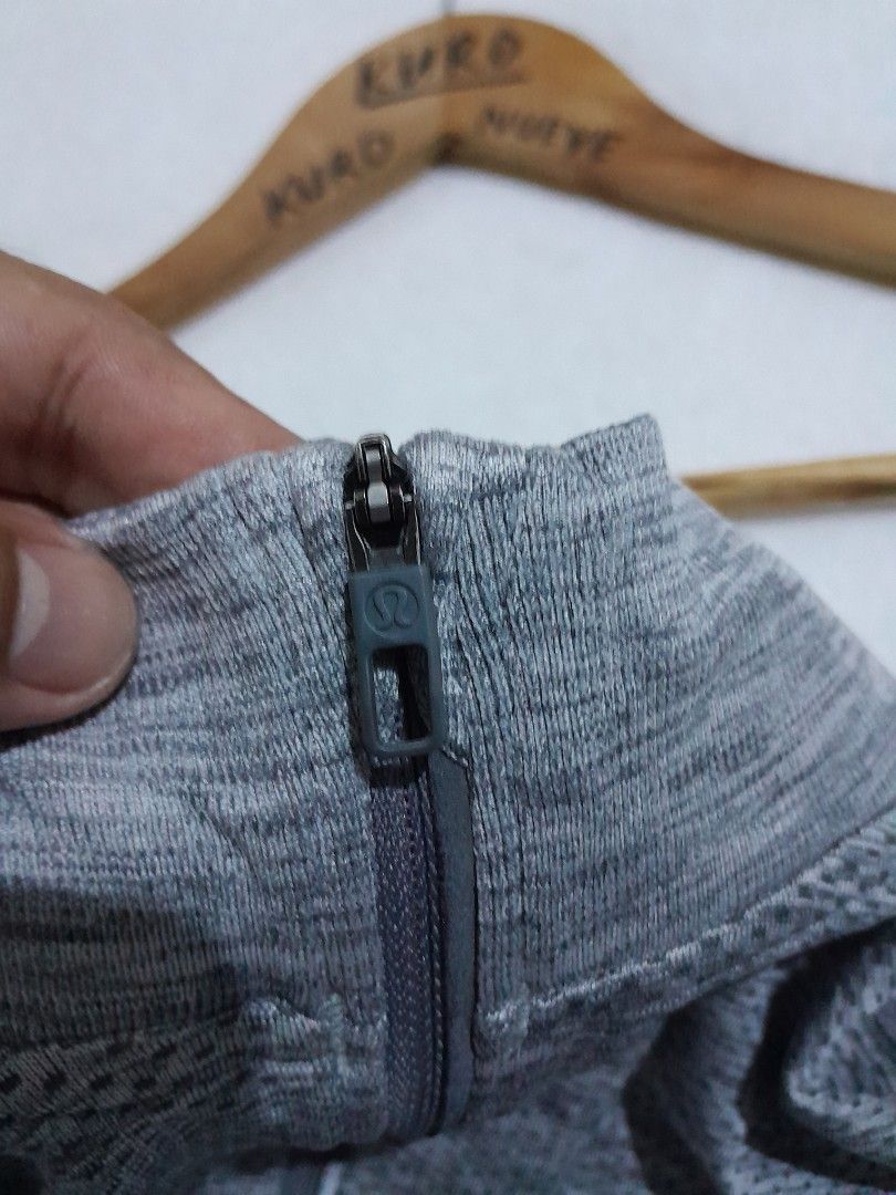 Lululemon Quarter zip long sleeves (Category: Swim Top & Rash Guards) located in Lucena. Submitted by kuronueve0909 (Listing ID 1470485690, Image 3). Description: Lululemon LS Size: large Width: 22 Length: 30 Price: ₱1,380 No issue ✅️ Ready to wear ✅️.