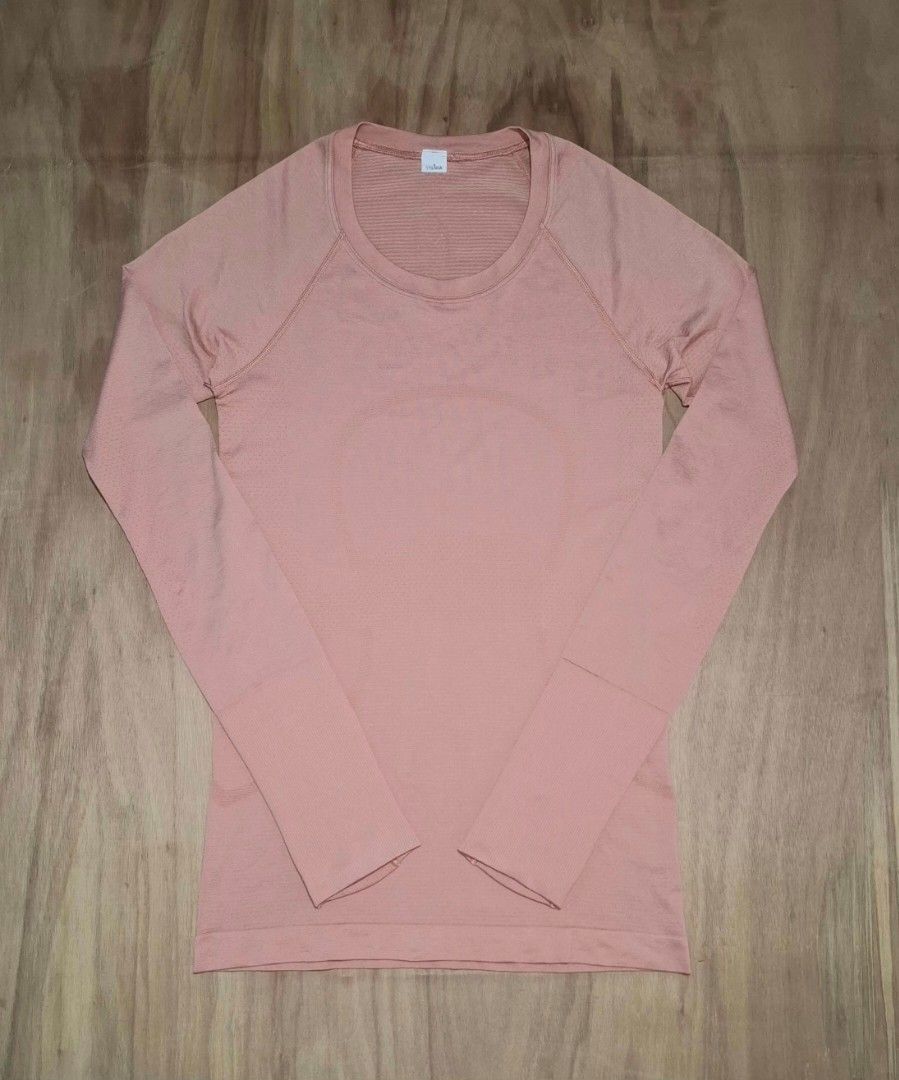 Lululemon Swiftly Tech Long Sleeve/Size 4 (Category: Activewear) located in Santa Rosa. Submitted by D__OutdoorGear_Etc._24 (Listing ID 1470385486, Image 2). Description: For Sale - Lululemon Swiftly Tech Long Sleeve 2.0 Pink Pastel - Sign of usage like cut tag,But still in Excellent Condition!(No issue!) - Color may vary due to lighting source. - Some pictures are taken with flash for exposing the details. - Color rate ~ 9.8/10 - Pink Pastel - D