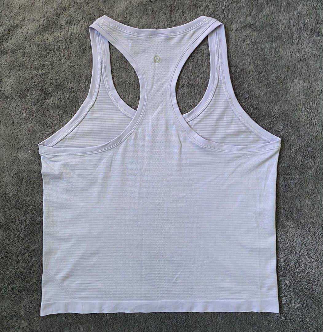 Lululemon Swiftly Tech Racerback tank Top 2.0 (Category: Activewear) located in Cebu City. Submitted by markvoid (Listing ID 1470484073, Image 2). Description: Lululemon Swiftly Tech Racerback Tank Top 2.0 >Excellent Condition >Cut Tag Only >Color Rate: 9/10 >Color May Vary Due To Light >Width: 17.5 >length: 21.5 >Size: Medium >Price+SF >MOP: Gcash/Bank Transfer >Shipping: J&T Mandaue City.