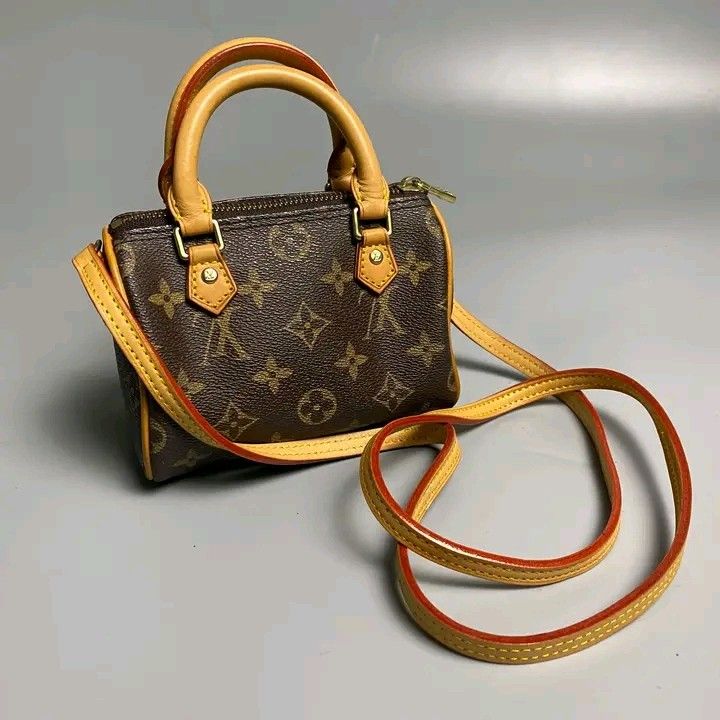 Lv Nano Speedy w/ sling (Category: Luxury Bags & Wallets) located in Cavite. Submitted by dripwithdreizz (Listing ID 1470521317, Image 1). Description: excellent as new! Free shipping.