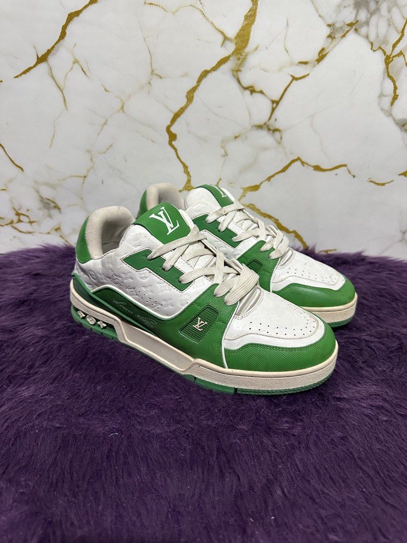 LV sneaker (Category: Sneakers) located in Marikina City. Submitted by georgiaprelovestuff (Listing ID 1470455196, Image 2). Description: size 39 PLEASE READ BEFORE MAKING AN OFFER: 🔹No inclusions since this is preloved 🔹NO to low ballers please 🔹NO meetups due to busy schedule 🔹If you make an offer, please get the item let's not waste each other's time 🔹NO return NO exchange NO cancellation 🔹Please manage your expectation since all items a