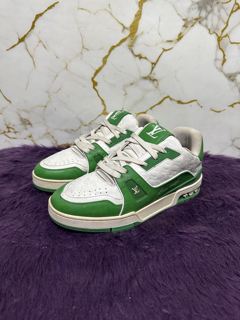 LV sneaker (Category: Sneakers) located in Marikina City. Submitted by georgiaprelovestuff (Listing ID 1470455196, Image 3). Description: size 39 PLEASE READ BEFORE MAKING AN OFFER: 🔹No inclusions since this is preloved 🔹NO to low ballers please 🔹NO meetups due to busy schedule 🔹If you make an offer, please get the item let's not waste each other's time 🔹NO return NO exchange NO cancellation 🔹Please manage your expectation since all items a