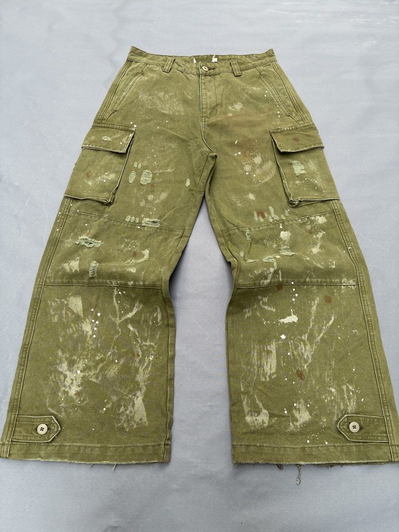 M-47 Duck Splash Cargo Pants (Category: Jeans) located in Quezon City. Submitted by selling2survive (Listing ID 1470456593, Image 2). Description: Waist: 30 Front Rise: 12.5 Inseam: 28 Thigh: 13.5 Knee: 11.5 Leg Opening: 12 .