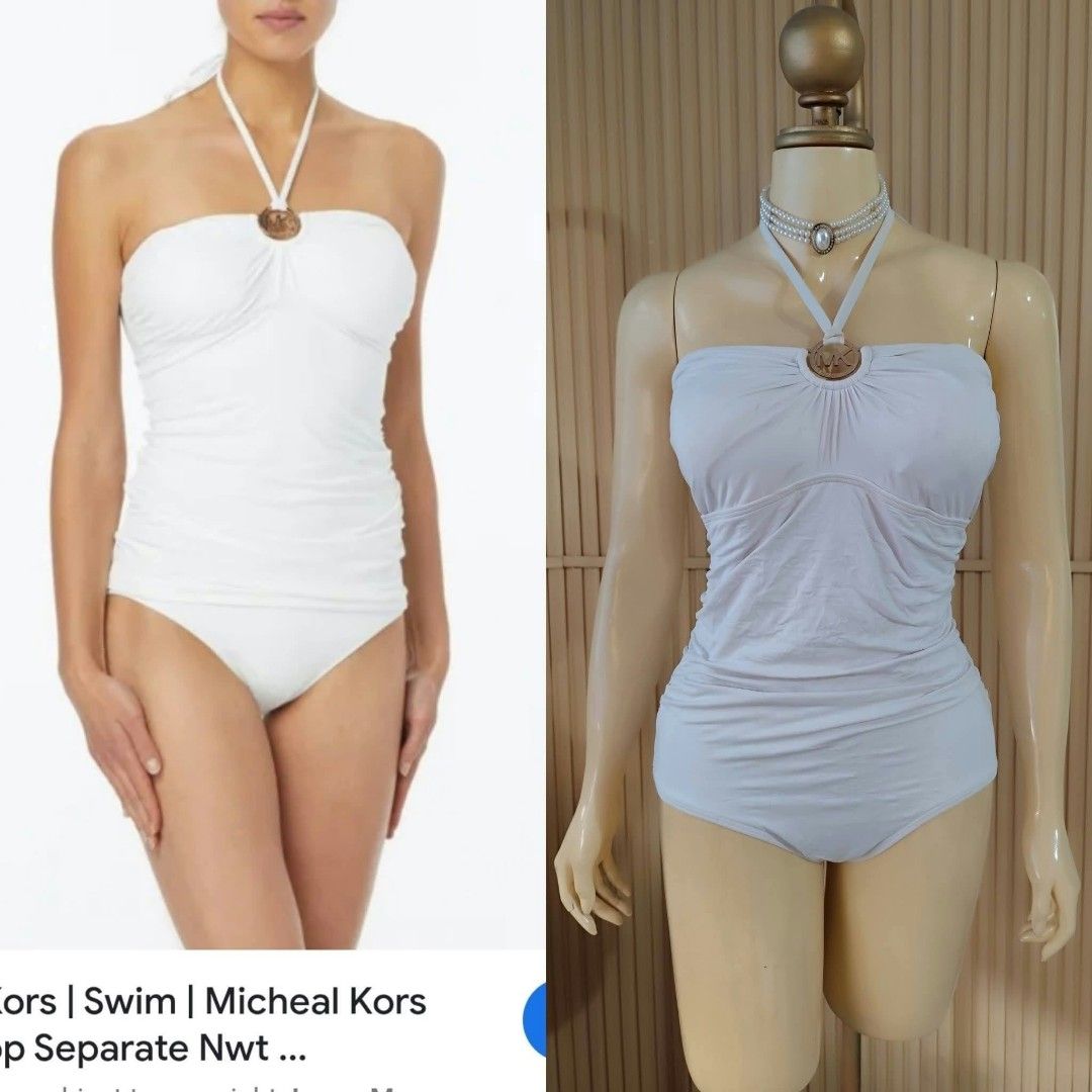 (M) Michael Kors Swimsuit (Category: Bikinis & Swimsuits) located in Paranaque City. Submitted by sl_shop05 (Listing ID 1470359305, Image 1). Description: 🌻Good Condition🌻 🌼Brand: MICHAEL KORS ➡️Padded ➡️Tummy Control 💫issue minimal yellowish & minimal color transfer see photo ✨Size: Medium ❎𝑨𝒍𝒍 𝒊𝒕𝒆𝒎𝒔 𝒂𝒓𝒆 𝑷𝑹𝑬𝑳𝑶𝑽𝑬𝑫 𝒊𝒏 𝑮𝒐𝒐𝒅 𝑪𝒐𝒏𝒅𝒊𝒕𝒊𝒐𝒏 ❎𝑷𝒍𝒆𝒂𝒔𝒆 𝒅𝒐 𝒎𝒂𝒏𝒂𝒈𝒆 𝒚𝒐𝒖𝒓 𝒆𝒙𝒑𝒆𝒄𝒕𝒂𝒕𝒊𝒐𝒏𝒔. ❎𝑾𝑨𝑺𝑯 �