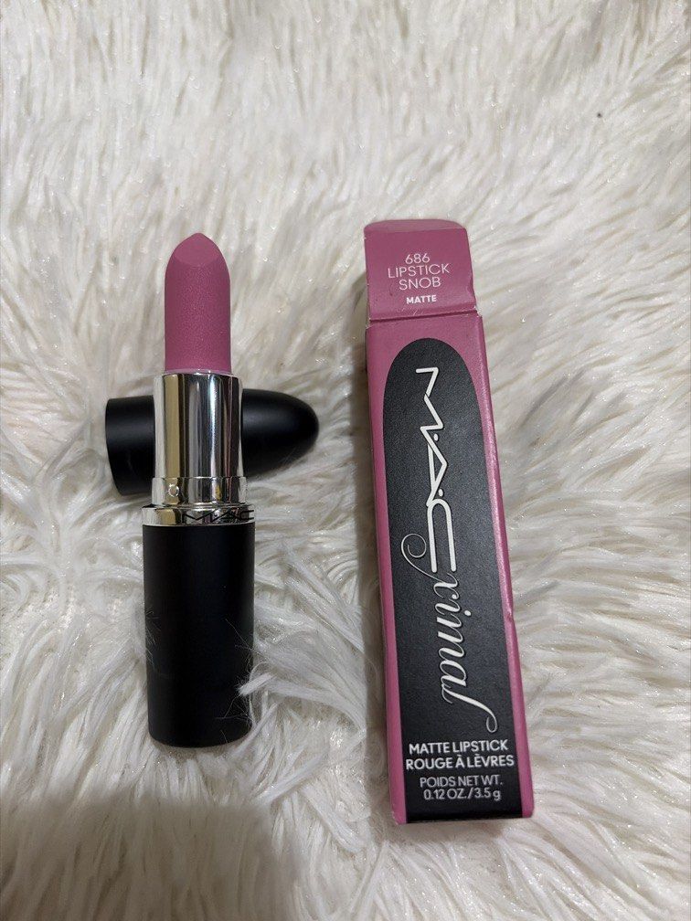 MAC LIPSTICK SNOB MATTE (Category: Makeup) located in Pugo. Submitted by caztraine (Listing ID 1470354752, Image 1). Description: Purchase minimum of 5pcs all kind of shades will be free of shipping charge. .