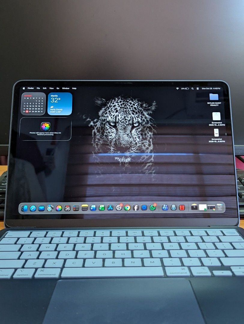 Macbook Neo 512 Indigo (Category: Laptops & Notebooks) located in Dipolog. Submitted by laigarciaaa (Listing ID 1470435781, Image 2). Description: Selling a pre-owned MacBook Neo in stunning Indigo. Purchased just recently on October 18, this unit is in pristine, like-new condition with zero performance or cosmetic issues. ​Battery Status: Pristine battery health sitting at 100% Maximum Capacity (Normal condition), barely used Inclusions: Unit co
