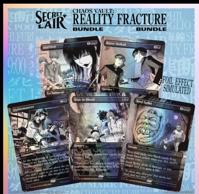 Making Magic Customer Service Training Magic the gather Secret Lair: STRANGE SCHOOL FOIL EDITION, Toys ...