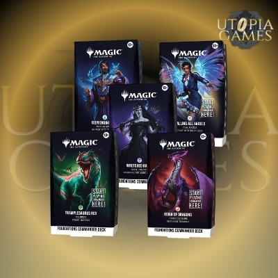 Magic: The Gathering Foundation Commander Deck Set of 5 MTG , Toys ...