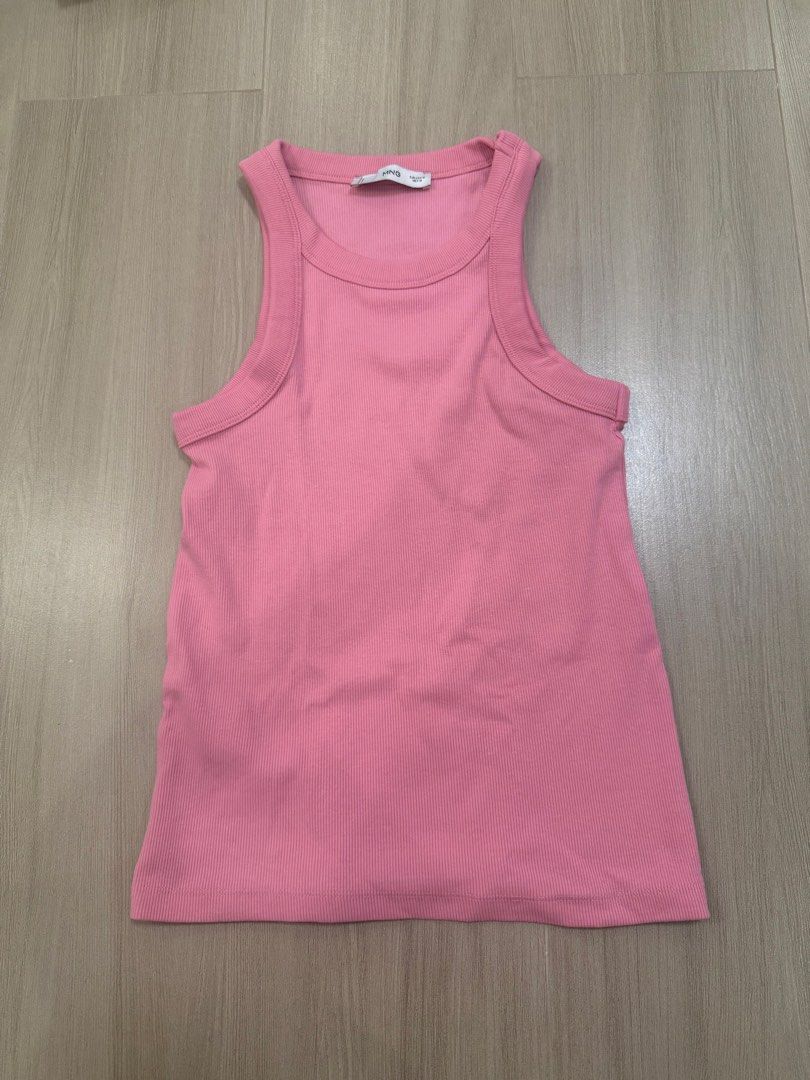 MANGO pink full length tank (Category: Sleeveless) located in Manila. Submitted by bella_boo (Listing ID 1470531642, Image 1). Description: have to sell by TUESDAY tags 🏷️: subdued edikted brandy melville cotton on zara hnm pull and bear bershka stradivarius .